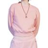 MLB Short Hoodie Women hoodies Pink 31MT52061-07P