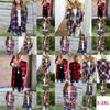 Cozy Women Plaids Cardigan T-shirt With Stylish Lapel Collar For Casual Wear