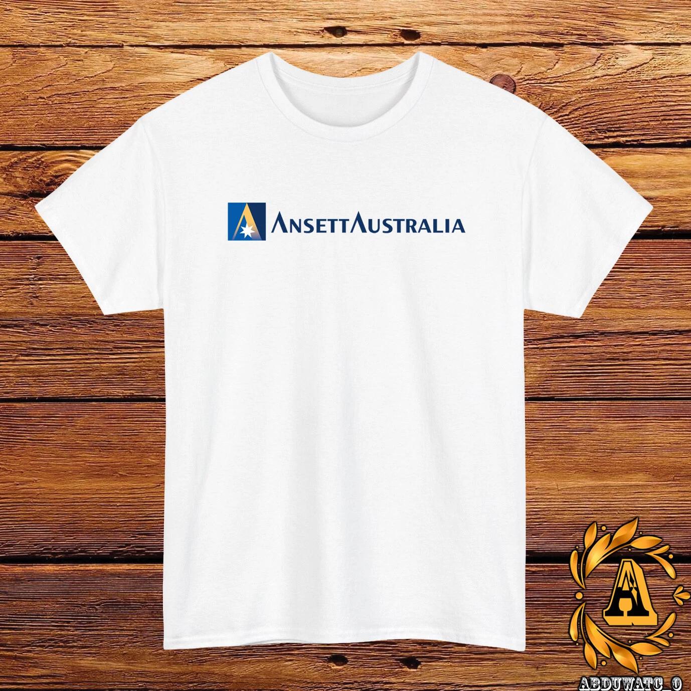 

New Ansett Australia Airlines Logo T-Shirt Black/Grey/White/Navy/Red/Light Blue L