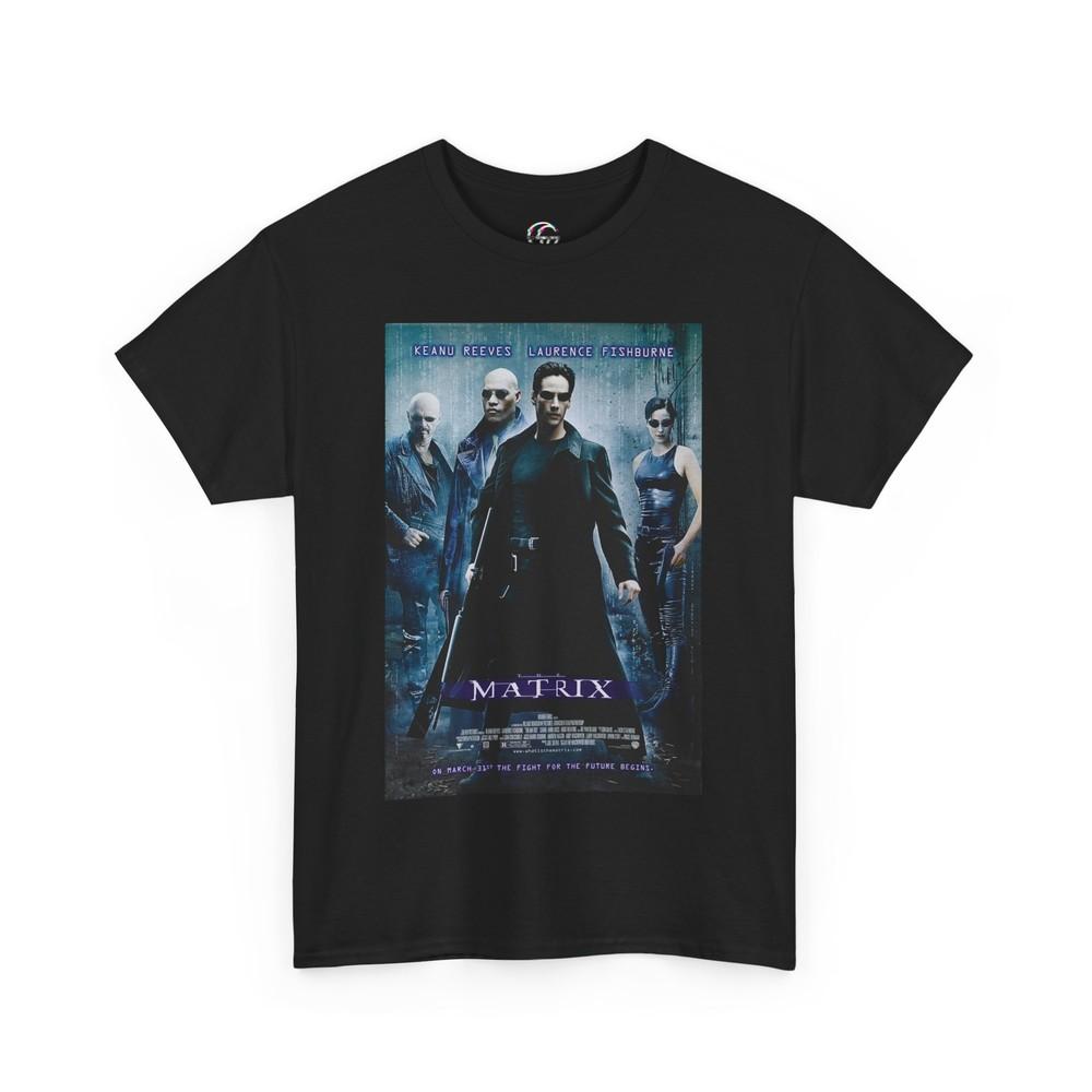 

The Matrix Movie Poster Retro T-Shirt For Men Women Unisex T-Shirt L