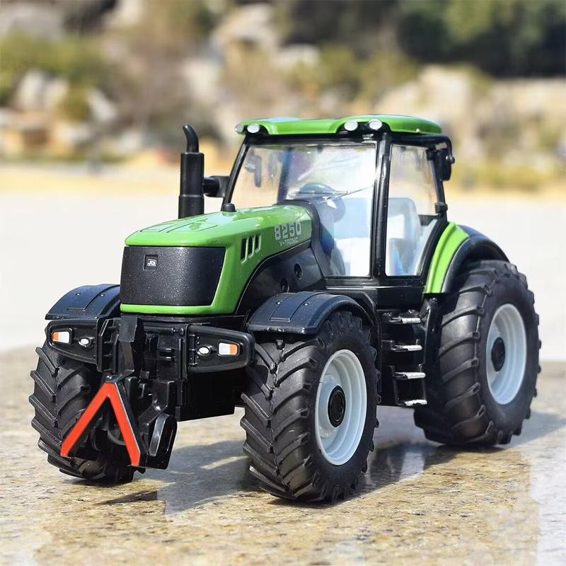1/30 Legierung Traktor Modell Diecast Metall Landwirtschaftliche Fahrzeuge Landwirtschaftswerkzeug Auto Kultiviertes Land Auto Modell Mit Ton Kinder Spielzeug Geschenk