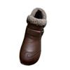 Elderly cotton shoes velvet fashion boots middle grandmother soft sole comfortable leather shoes warm non-slip comfortable shoes