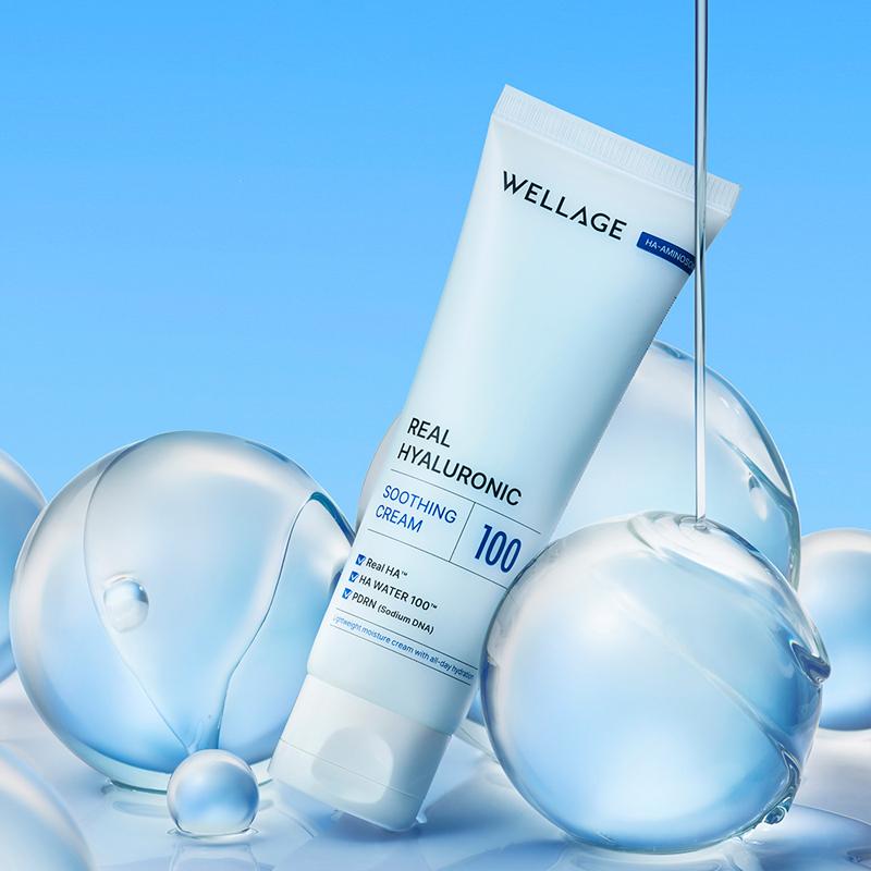 [WELLAGE] Real Hyaluronic Soothing Cream 80ml