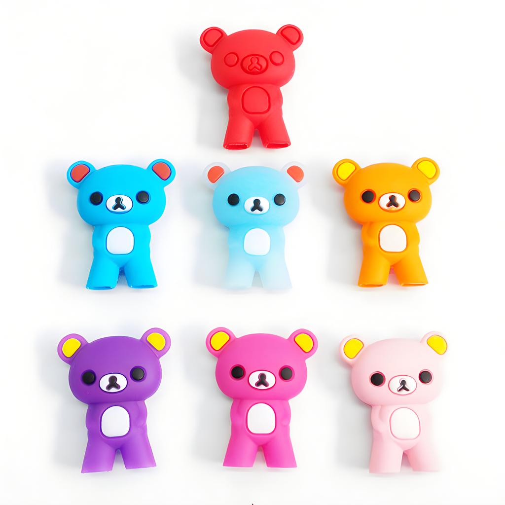 WIKHOSTAR Cute Bear Kids Chopsticks Toddler for Kids Learning Training Chopsticks Aids Chopsticks Learner Helper Kids