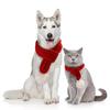 Christmas Dog Scarf Red Green Scarf Pet New Year Autumn Winter Scarf Christmas