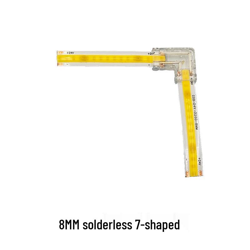 COB LED Strip Light 12V/24V, 320/480 LEDs, 8MM, 90 CRI, Self-Adhesive, Aluminum Channel.