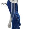 Women Slip Dress Ball Prom Party Mini Dress Sequin Slim Fit Backless Sleeveless Ruffle Hem Sling Dress Pleated Low-cut V Neck High Waist Summer Dress