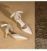 2025 Summer Stiletto One-Strap D'Orsay Heels - Elegant Bridesmaid Sandals