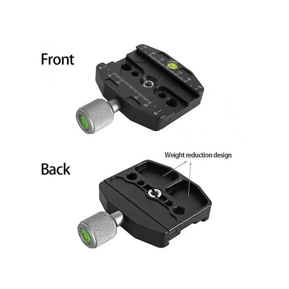 QR-70N 70mm Quick Release Clamp with 1/4 & 3/8 Thread & Bubble Levels Arca-style