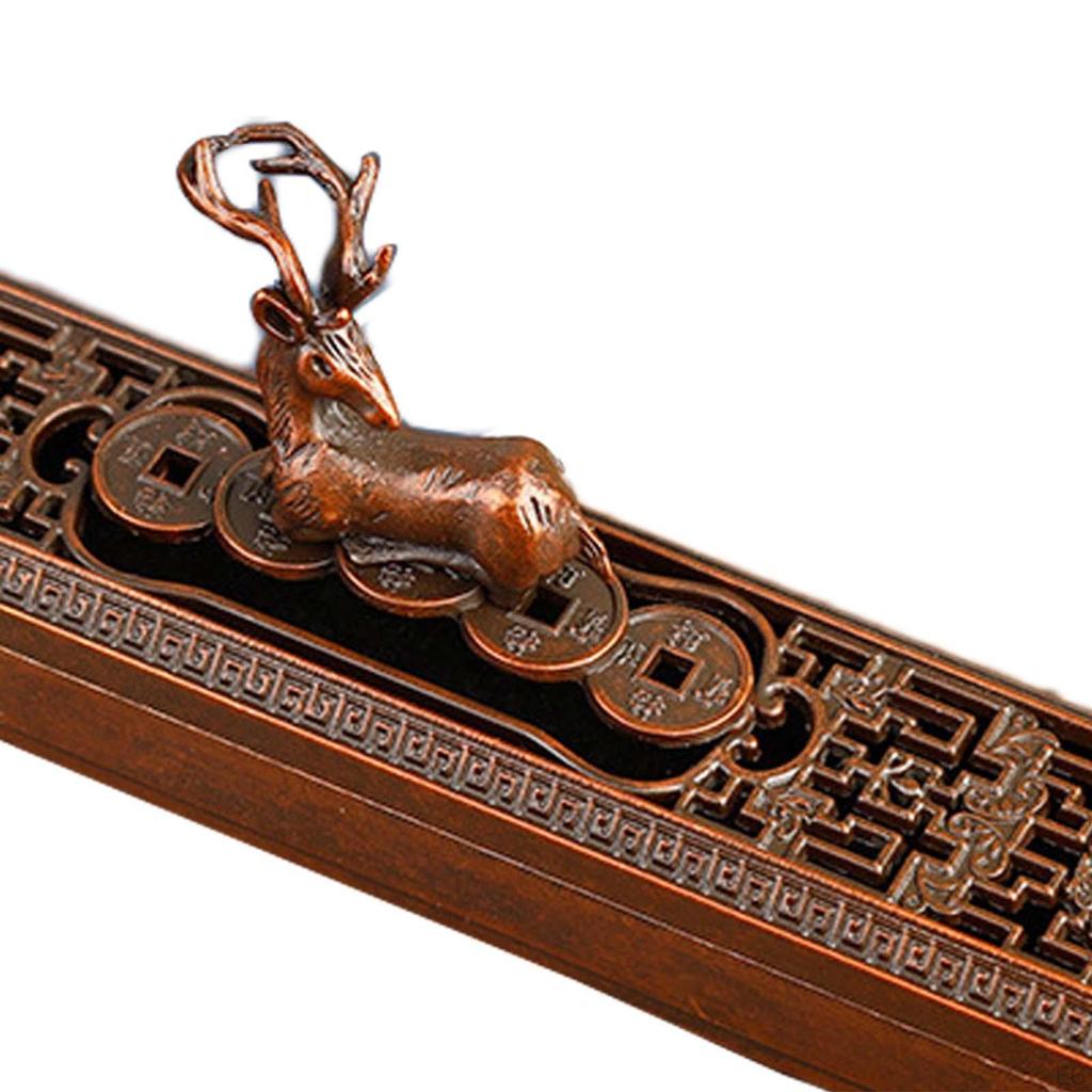 Incense Burner Holder Creative Ornaments Handmade Stick Stand Box for Study