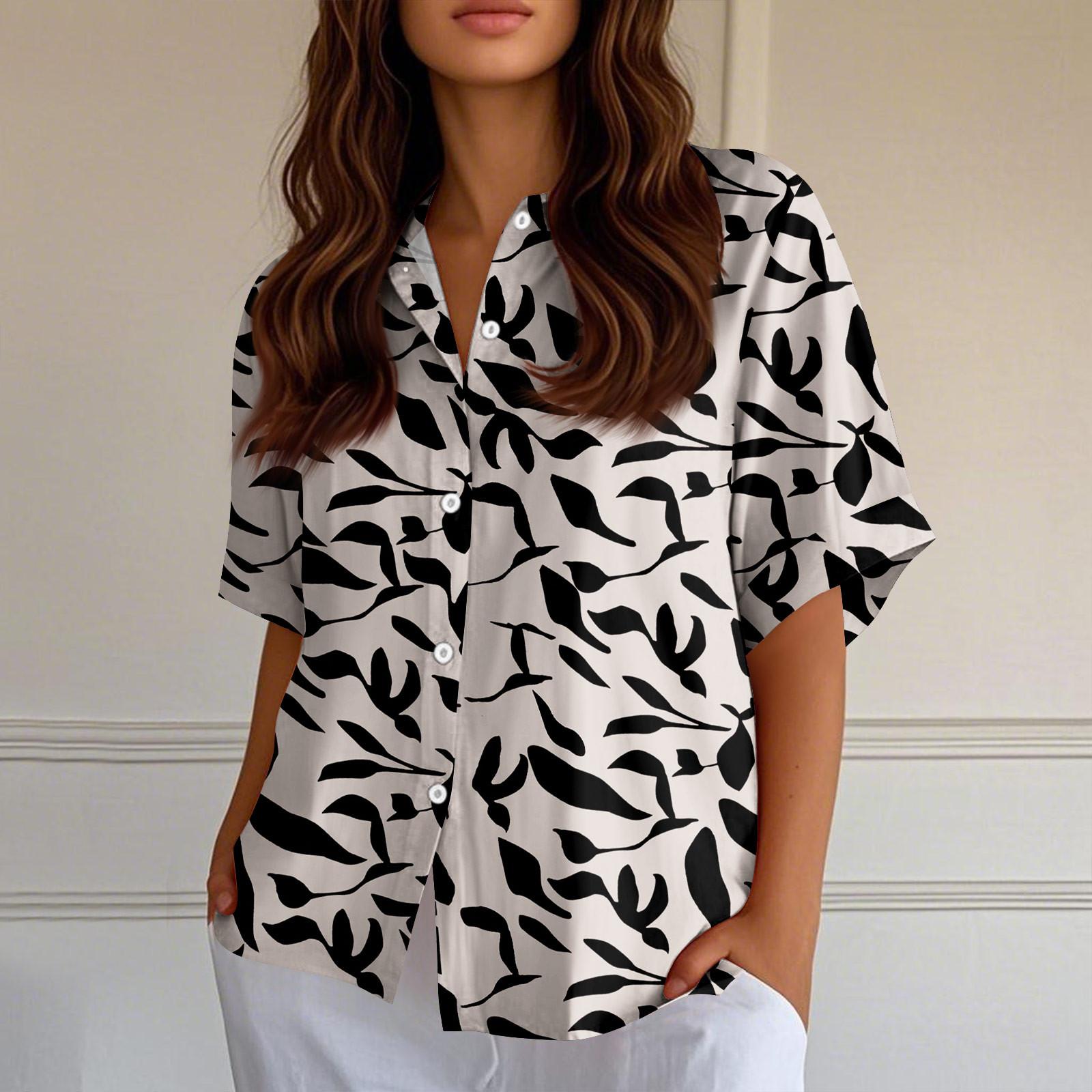 

Женские рубашки на пуговицах Льняные рубашки на пуговицах Рубашки с коротким рукавом для женщин Топы с коротким рукавом для женщин L хаки