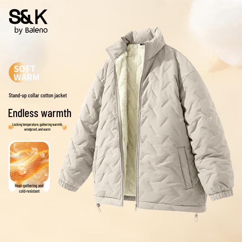 

Baleno Men s S&K Series Stand-Up Collar Padded Jacket 3XL