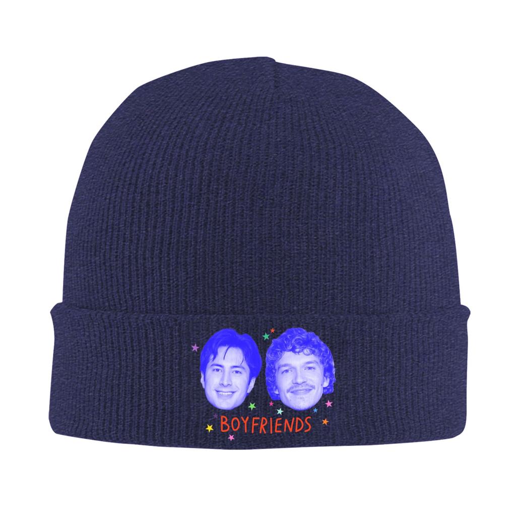 Connor Storrie And Hudson Williams Knitted Hat Womens Unisexs Beanies Winter Hats Acrylic Heated Rivalry Warm Cap