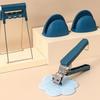 Hot Plate Grippers Non-Slip Bowl Tongs Anti-Scald Bowl Clip With Mats And Oven Gloves For Kitchen Pot Pan Dish Microwave Cooking