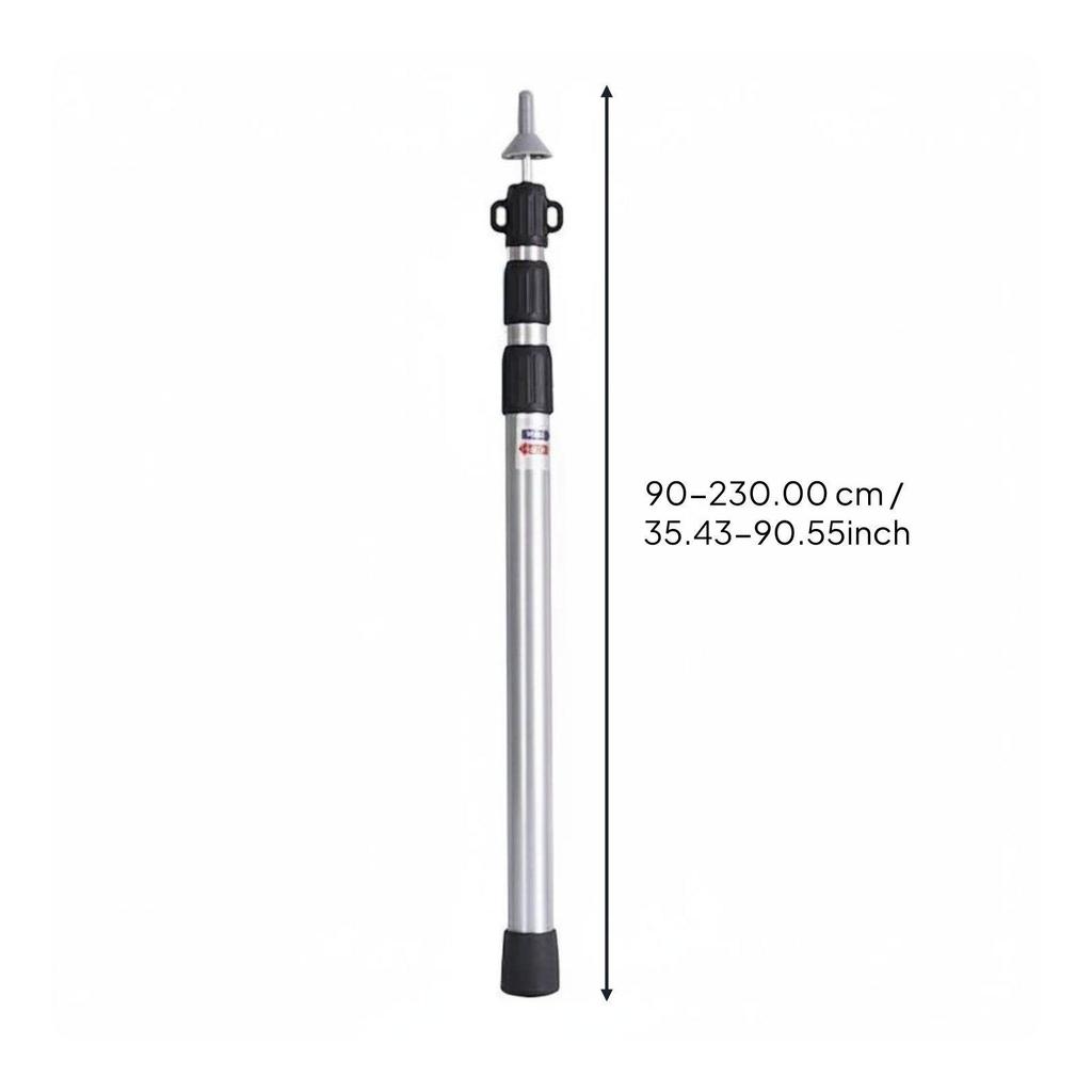 Adjustable Aluminum Tent Pole Telescoping Ultralight Support Rod for Canopy