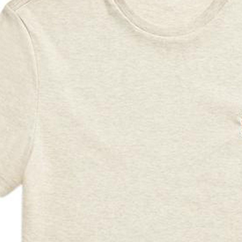 Polo Ralph Lauren SS22 Solid Color Crew Neck Slim Fit Short Sleeve T-Shirt Men Tops Beige MNPOTSH1N820463-270