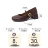 French Retro Mary Jane Shoes Women's Spring 2025 New Shallow Mouth Square Head Thick Middle Heel with Skirt Shallow Mouth Single Shoes