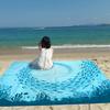 maxiaoxia Beach Mat, Sand-Free Waterproof Picnic Mat, Lightweight Foldable Camping Mat, Moist-Proof Floor Mat - compatible with outdoor use
