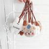 Rabbit Cue Backpack Decoration Cloth Animal Lanyard Portable Bear Bag Pendant  Children
