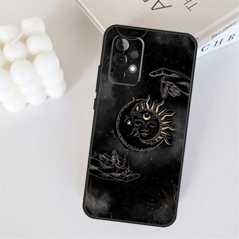 Sun and Moon For Samsung Galaxy A56 A36 A26 A16 A05 A06 A22 A32 A52 A54 A34 A14 A55 A15 A53 A33 A35 Case