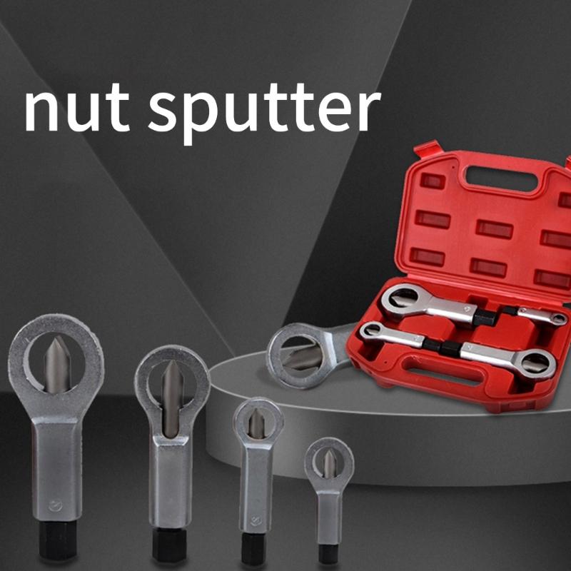 Maszyna do rozłupywania nakrętek Konstrukcja stalowa Antypoślizgowy uchwyt Osłona ochronna Do usuwania zapieczonych elementów złącznych Profesjonalne użycie warsztatowe