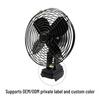 Makita-Style 8" Dual Function AC/DC Iron Fan, 220V, Compatible with 21V Battery Series 15.
