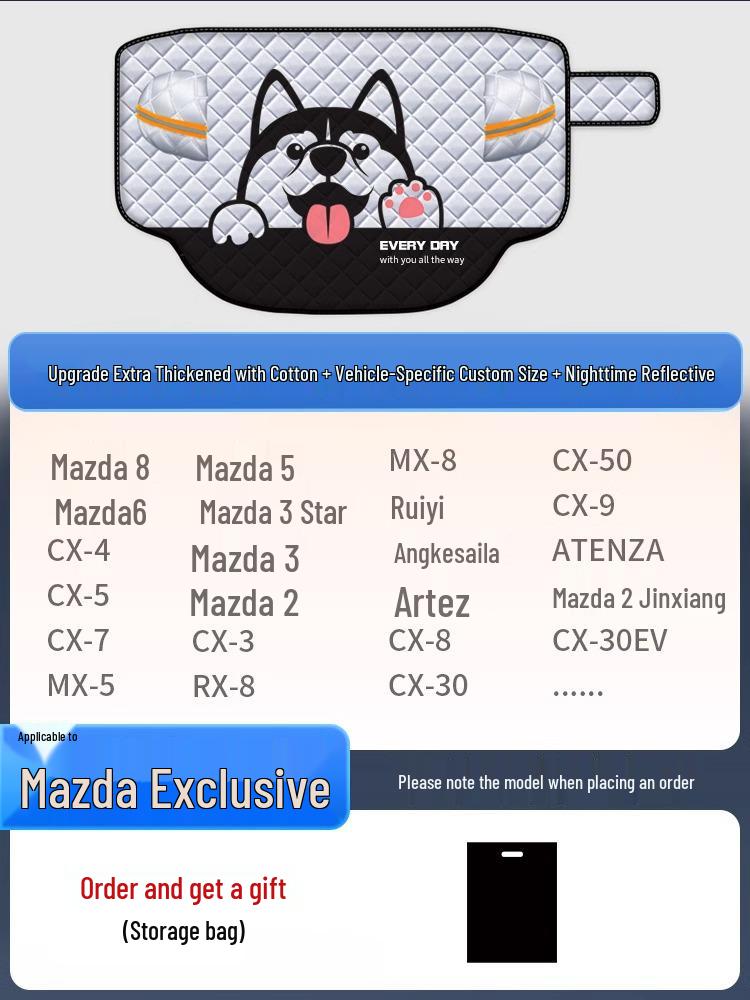 Compact Car Windshield Sunshade and Heat Insulation Visor