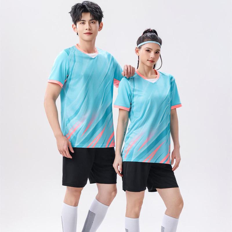 Conjunto de Uniforme Transpirable para Entrenamiento de Fútbol y Bádminton para Adultos y Niños