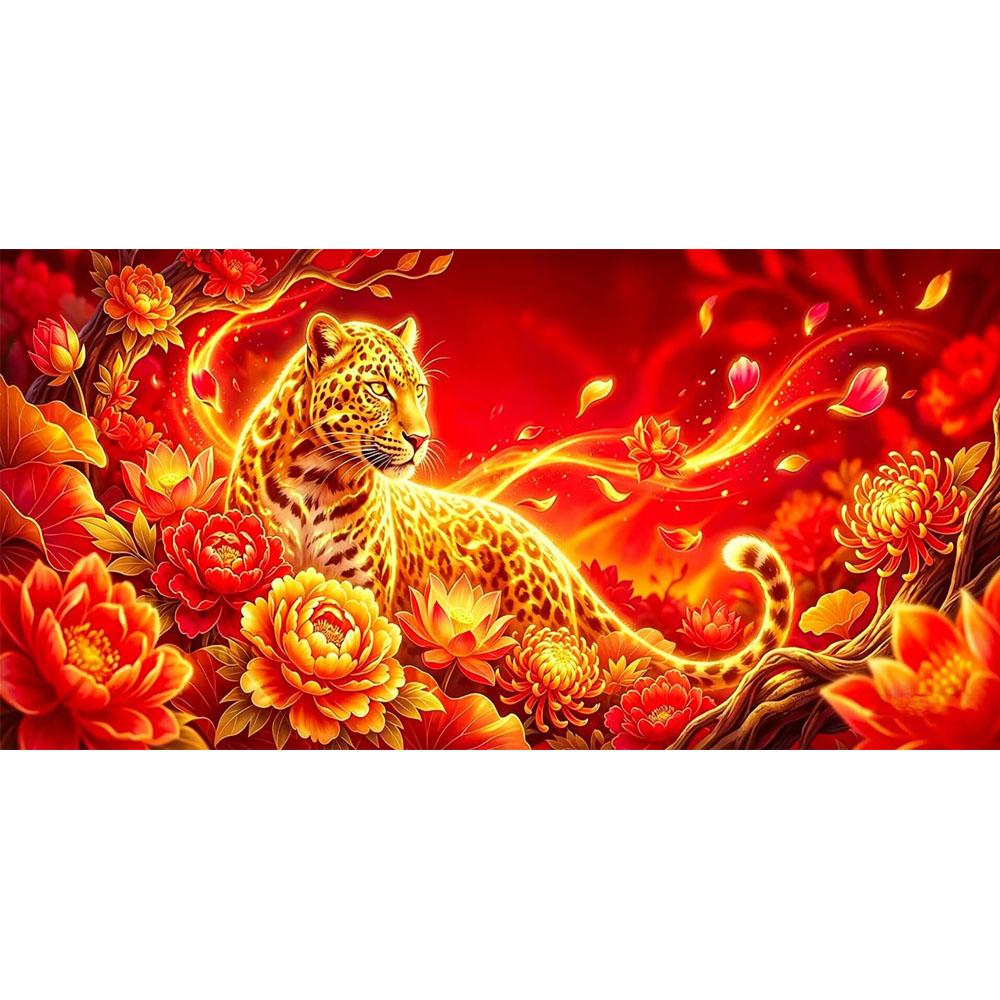 Dragon Phoenix Leopard and Horse Picture DIY Diamond Painting Cross Stitch Full Drills Diamond Mosaic New Collection Home Decor