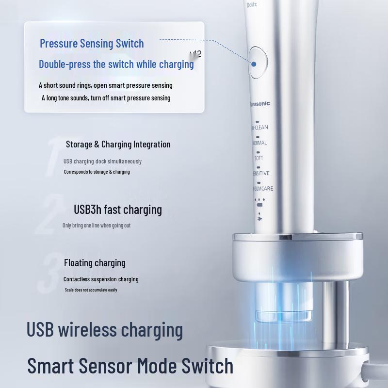 Panasonic EW-PDP67 Dual Motor Sonic Electric Toothbrush CN Plug (adapter Included)