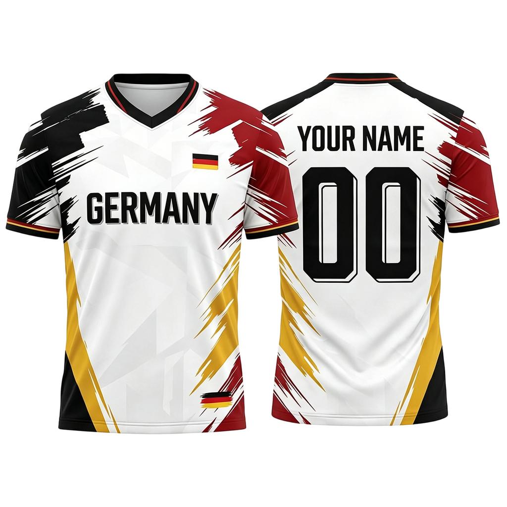 Plain DIY Top, Blank Short Sleeve Soccer for Custom Printing, Shirt