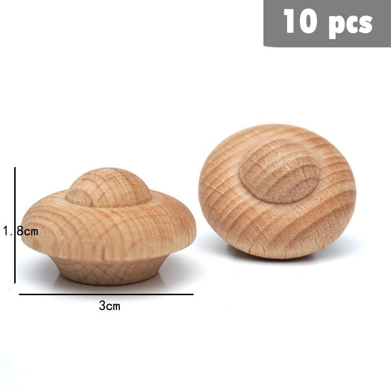 Kids Wooden Constructor Unfinished Rainbow Blocks Loose Parts Montessori Sensory Toys Droplets Cones Mushrooms Creative Blocks