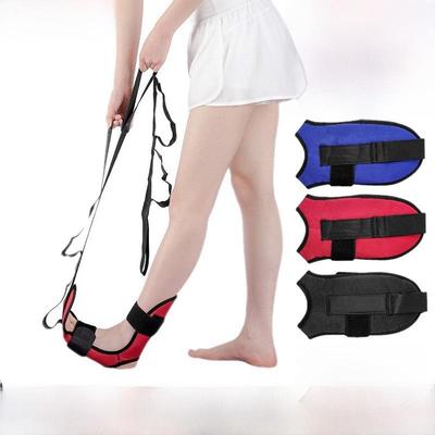 Colorful Yoga Stretch Belt Set: Red, Blue, Black Ankle Stretcher - Fitness & Training Rope