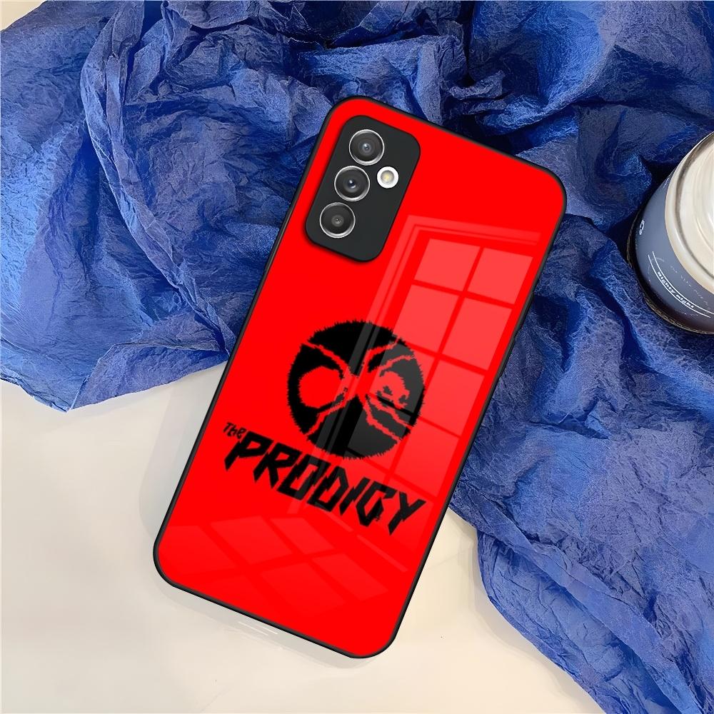 

The Prodigy Logo Electronic Phone Case for Samsung S25 S24 S30 S21 S23 S20 S22 Fe S10 E S9 Note 20 Pro Ultra Plus glass Cover Samsung S24