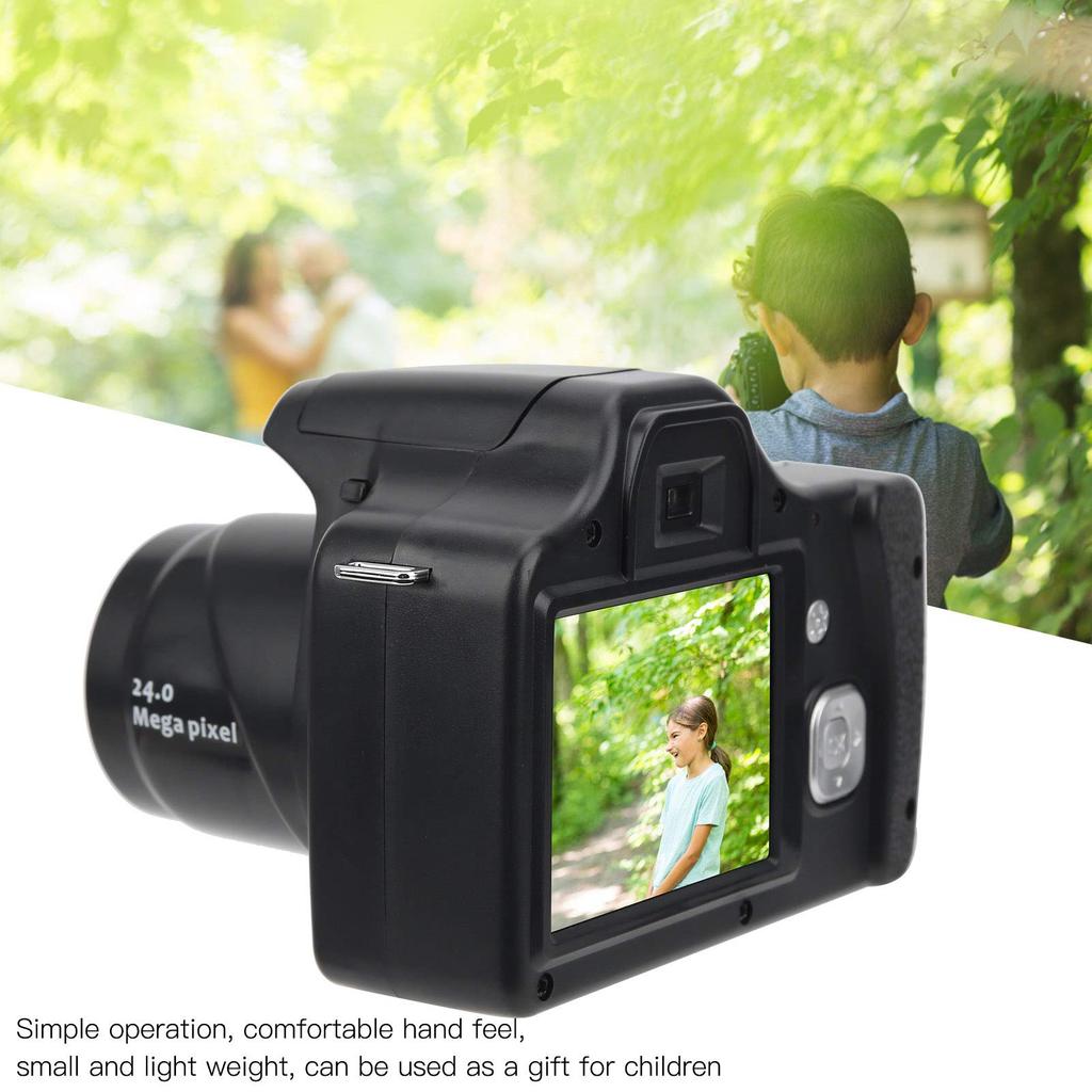 Digital LCD 18x HD DSLR 24MP Photo 1500mAh Video for Recording Camera, 3.0-inch Screen, Zoom, Camera, Shooting, High-Capacity Battery, Camera,