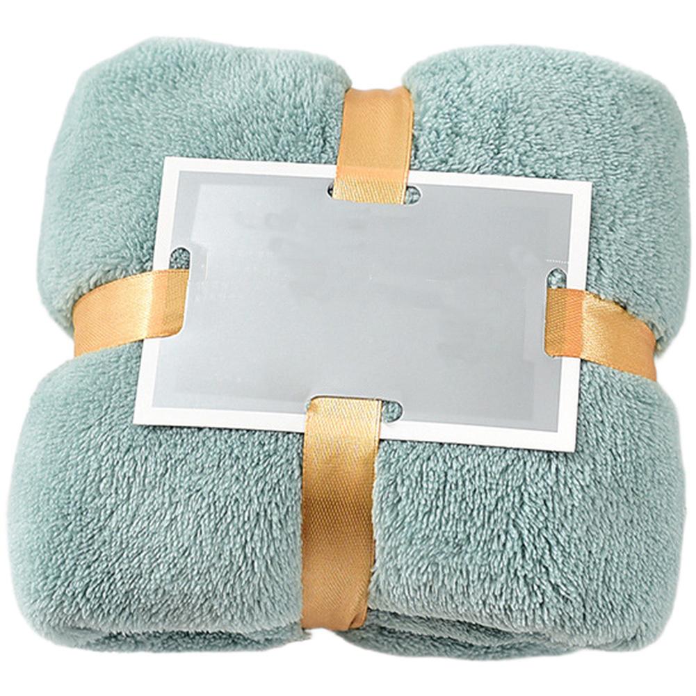 Soft Plush Feel Coral Fleece Towel Excellent Absorbency