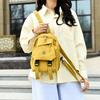 Schoolbag1011 New Casual Multi-functional Women's Backpack Breast Bag Diagonal Span Portable Versatile Women's Backpack Simple Travel Bag