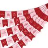 Fishtail Paper Bunting Valentine Decoration Hanging Ornament For Anniversary Wedding Valentine Celebration Home Decoration