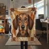 1PC Dog Print Flannel Blanket, High quality Comfortable for All Seasons, Home Decor, Warmth and Comfort, Perfect for Christmas Gifts