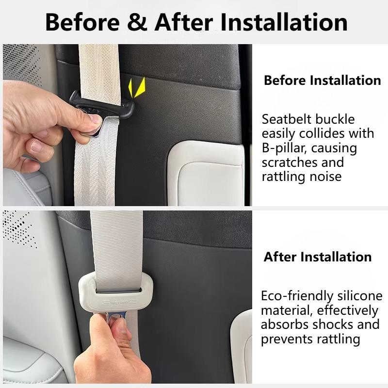 For Xpeng G6 Xiaopeng G6 2025 2026 Seat Belt Buckle Anti Collision Silicone Cover Interior Accessories