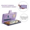 Crossbody Lanyard Leather Zipper Wallet Card Phone Case for iPhone 17 Air 16E 16 15 Pro Max 14 Plus 13 12 11 XS XR X Flip Cover