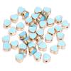 10pcs/lot 8mm Alloy Double Sided Love Heart Beads Multicolor Enamel Loose Spacer Beads For DIY Jewelry Making Necklace Bracelets