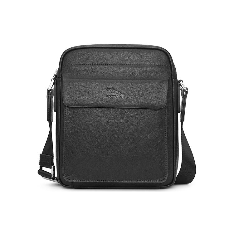 

Новая сумка кроссбоди JAGUAR из коровьей кожи, обычная мужская сумка через плечо, черная JX1T1220301201 20.1*9.9*25.9CM
