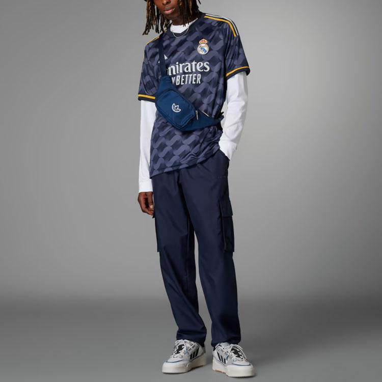 New Adidas Real Madrid Soccer Jerseys Men Dark Blue IJ5901