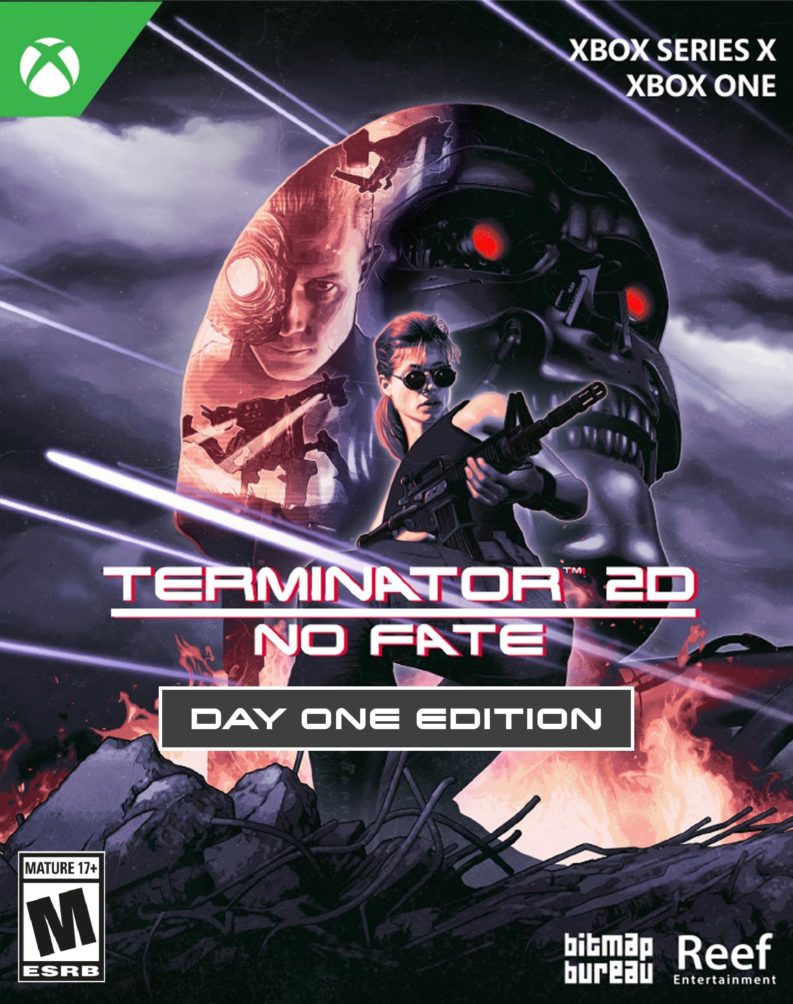 Terminator No Fate Day One Edition Северная Xbox Series X 2D (Импорт Америки) - зелёный