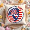250Th Anniversary Of The Usa Cushion Cover Plush Fabric Soft Double-Sided Printed Sofa Warm Winter Home Gift Pillow Case