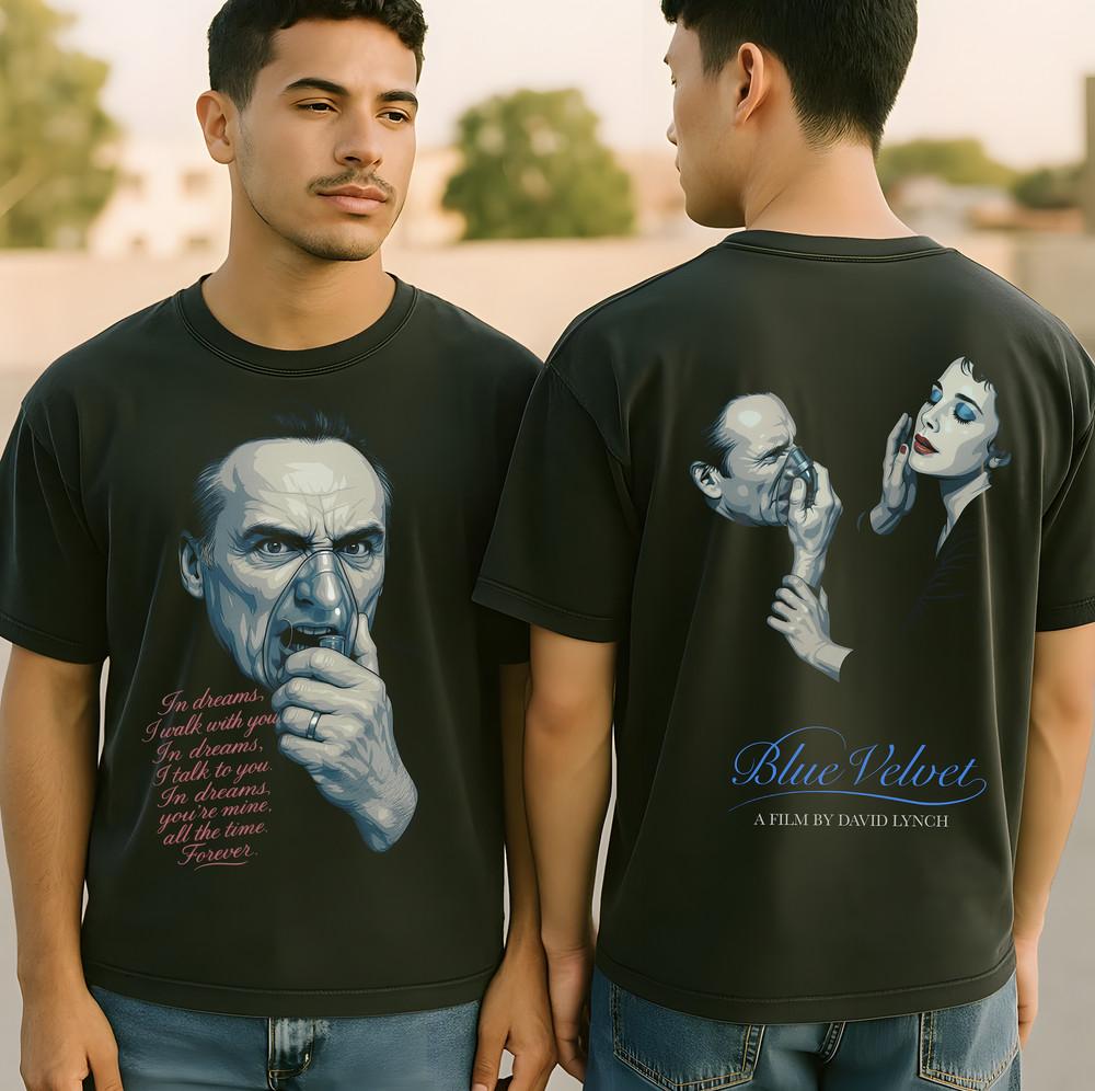 

Blue Velvet TShirt David Lynch Film Graphic Tee for Cult Cinema Fans Filmmaker Unisex T-Shirt M