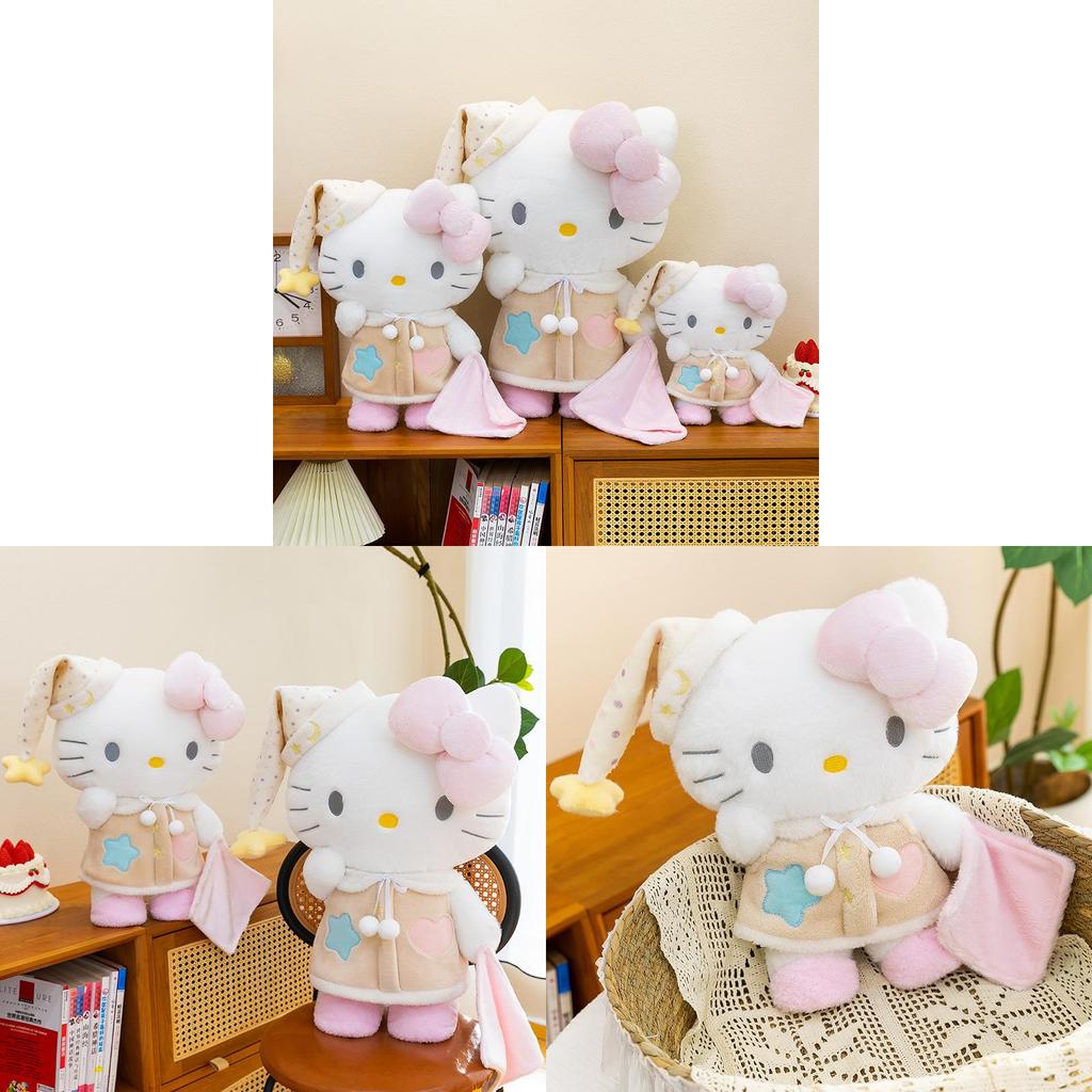 Birthday Hello Kitty Plush Doll With Pp Cotton For Kids Girls Boys Gift