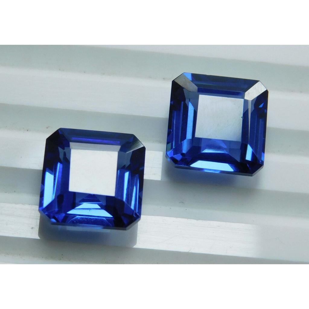 Natural 16.20 Ct Blue Sapphire Square Cut Loose Gemstone