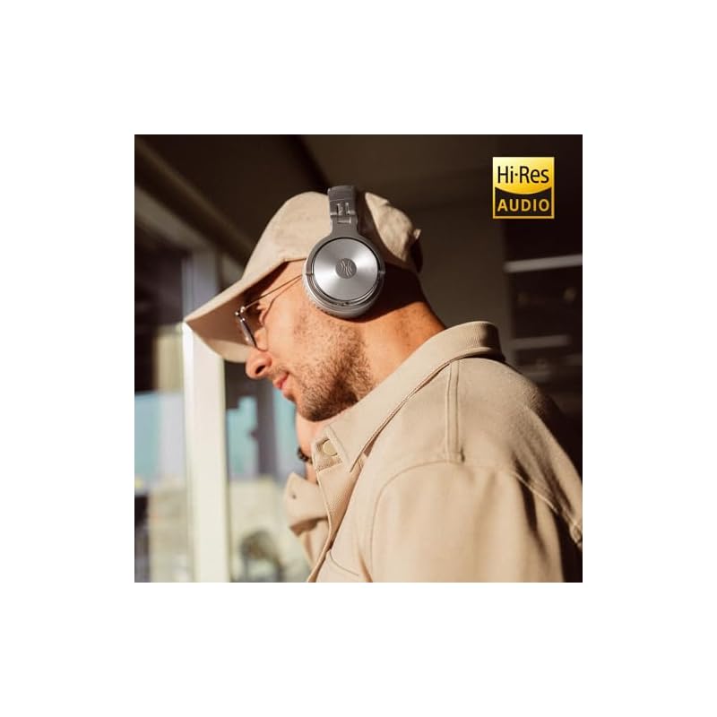 OneOdio Pro 10 Monitor Headphones, Wired, Bass-Enhanced, Over-Ear, Lightweight, 6.35 & 3.5mm Jack Co-op, Single-Ear Monitoring, Foldable, 1.2m/3m